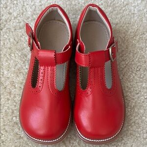 Classic Red Kids Shoes